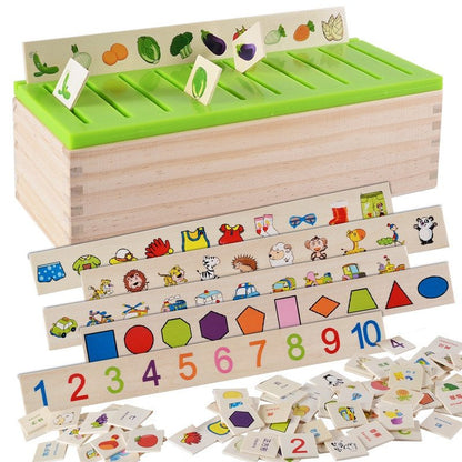 Montessori Wooden Cognitive Box