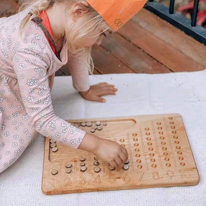 Montessori Wooden Counting Board Set