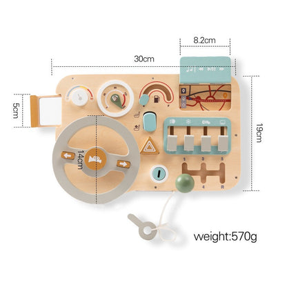 Montessori Steering Wheel Busy Board