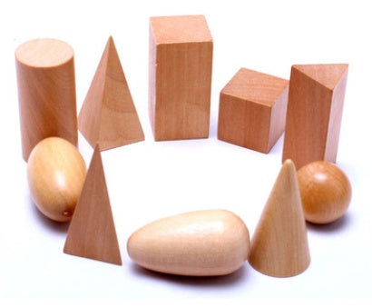 Montessori Wooden Geometric Shape Set