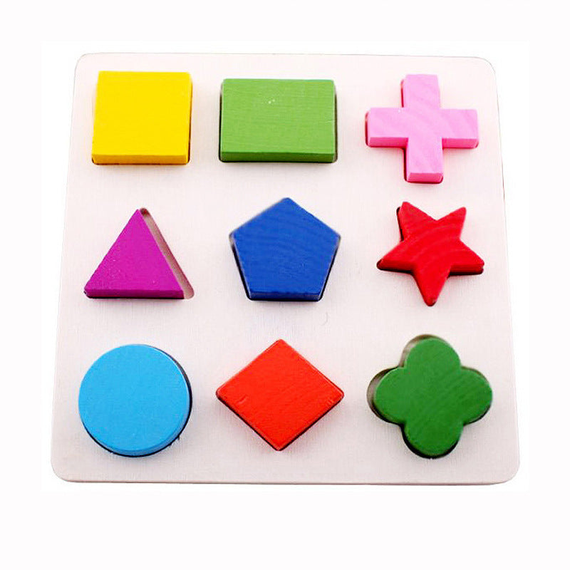 Montessori Shape Recognition Puzzle Board