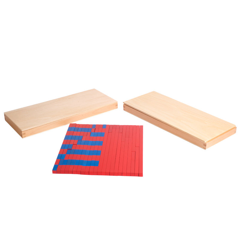 Montessori Red and Blue Number Stick Educational Toy