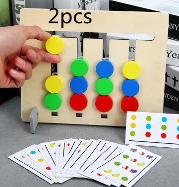 Montessori Double-Sided Wooden Learning Toy