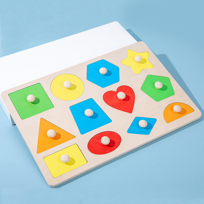 Montessori Geometric Puzzle Panel Set