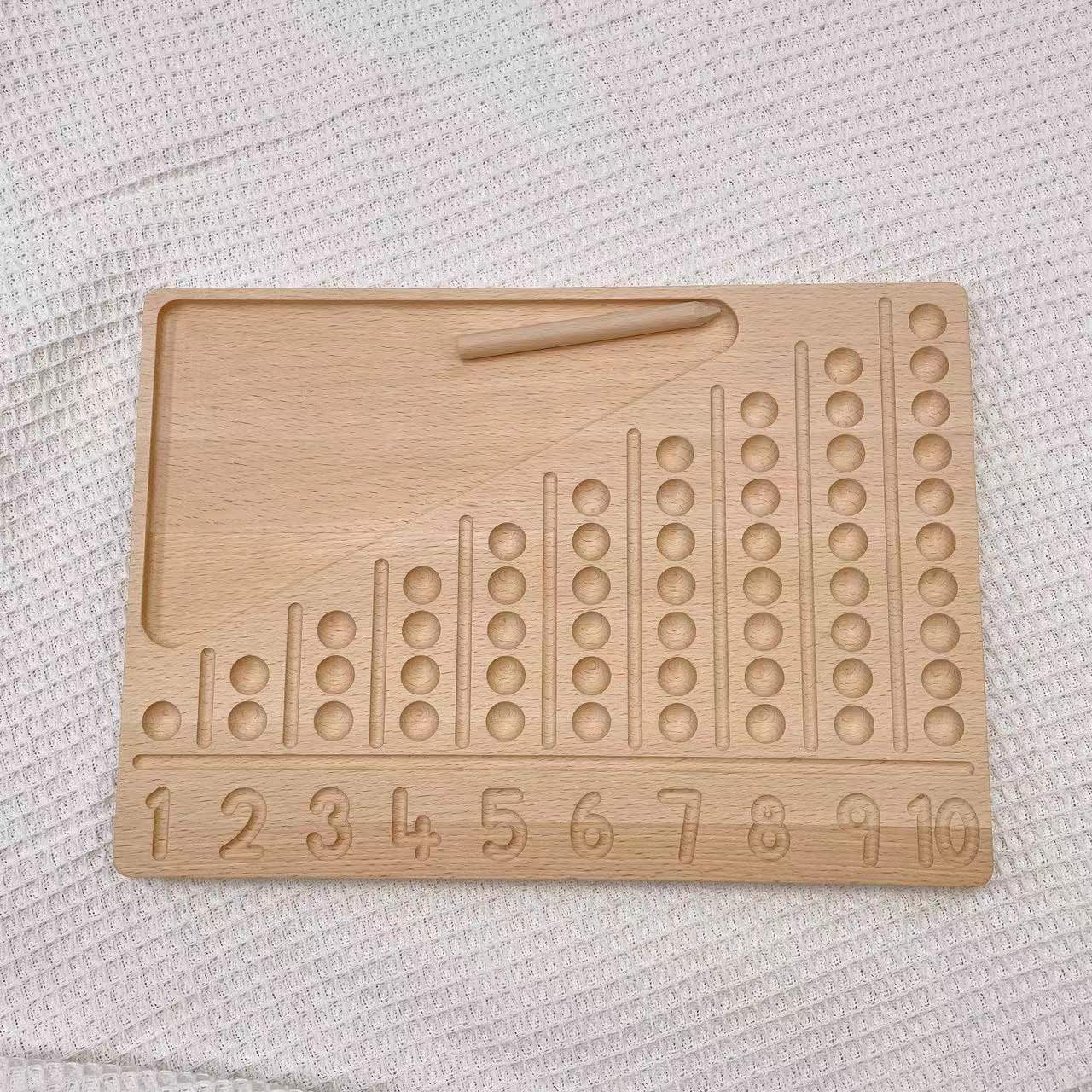 Montessori Wooden Counting Board Set