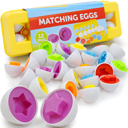 Montessori Smart Egg Matching & Sorting Toy