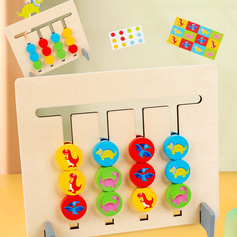 Montessori Double-Sided Wooden Learning Toy