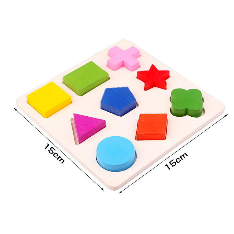 Montessori Shape Recognition Puzzle Board