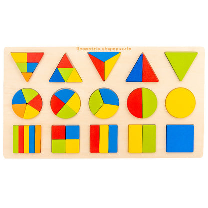 Montessori Geometric Puzzle Board