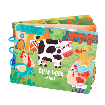 Montessori Animal Sticker Book Puzzle