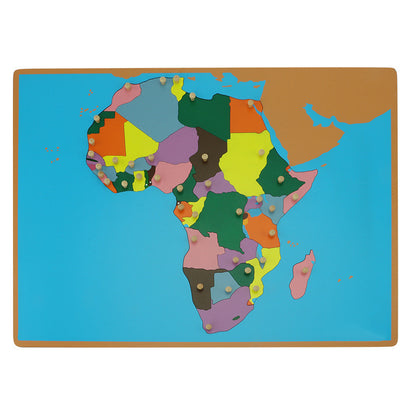 Montessori World Map Puzzle Panel