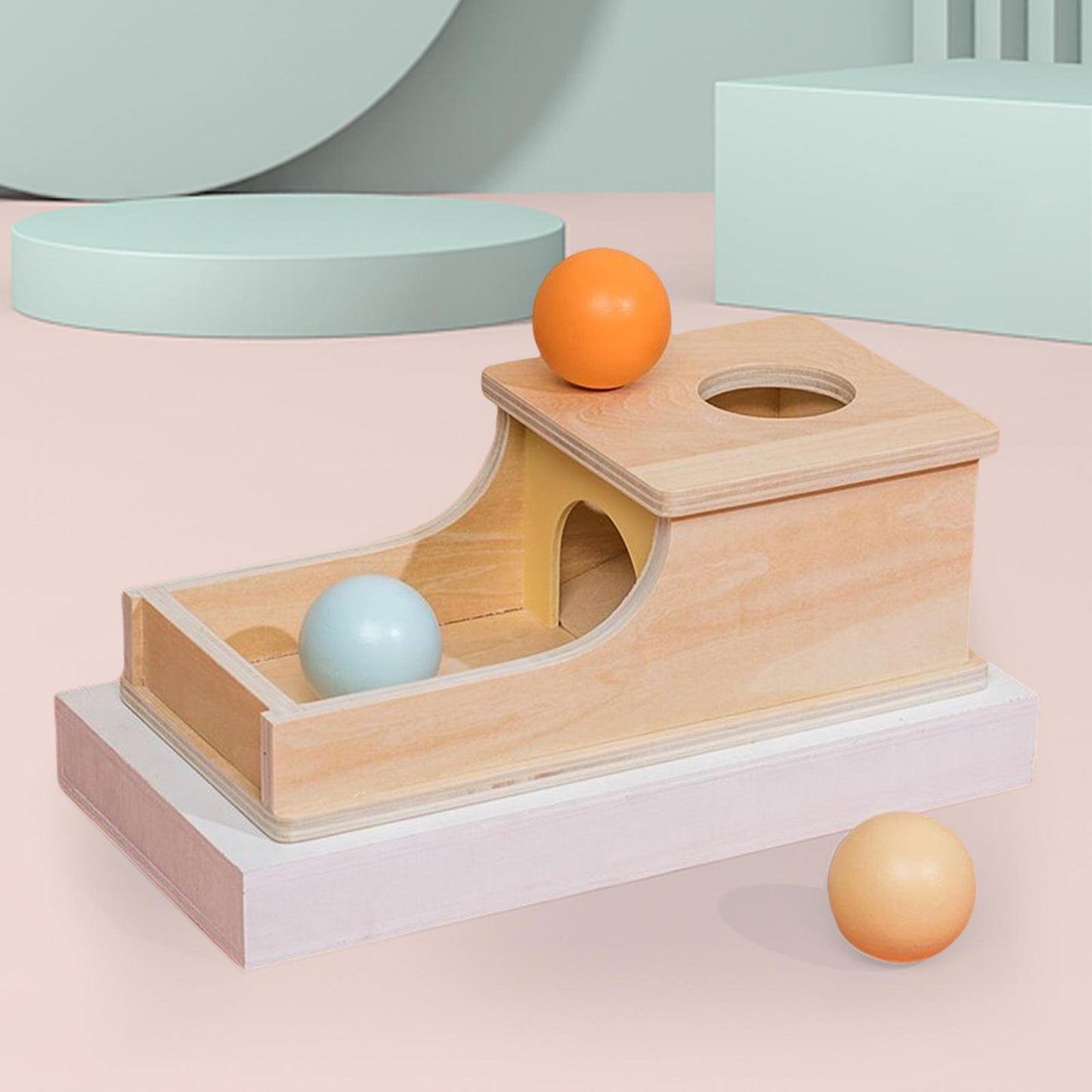 Montessori Wooden Sensory Target Box