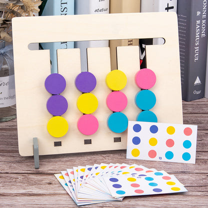 Montessori Double-Sided Wooden Learning Toy