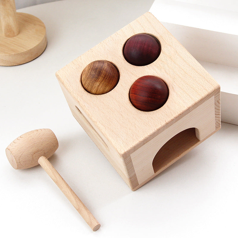 Montessori Wooden Knock Ball Toy