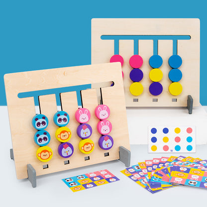 Montessori Double-Sided Wooden Learning Toy