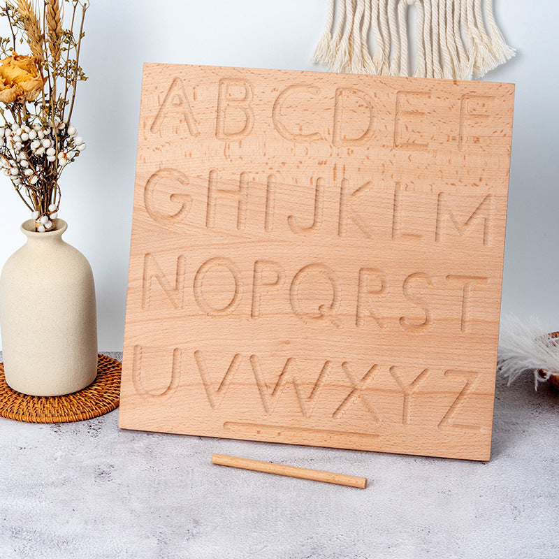 Montessori Wooden Lettering Board