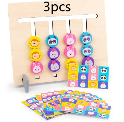 Montessori Double-Sided Wooden Learning Toy