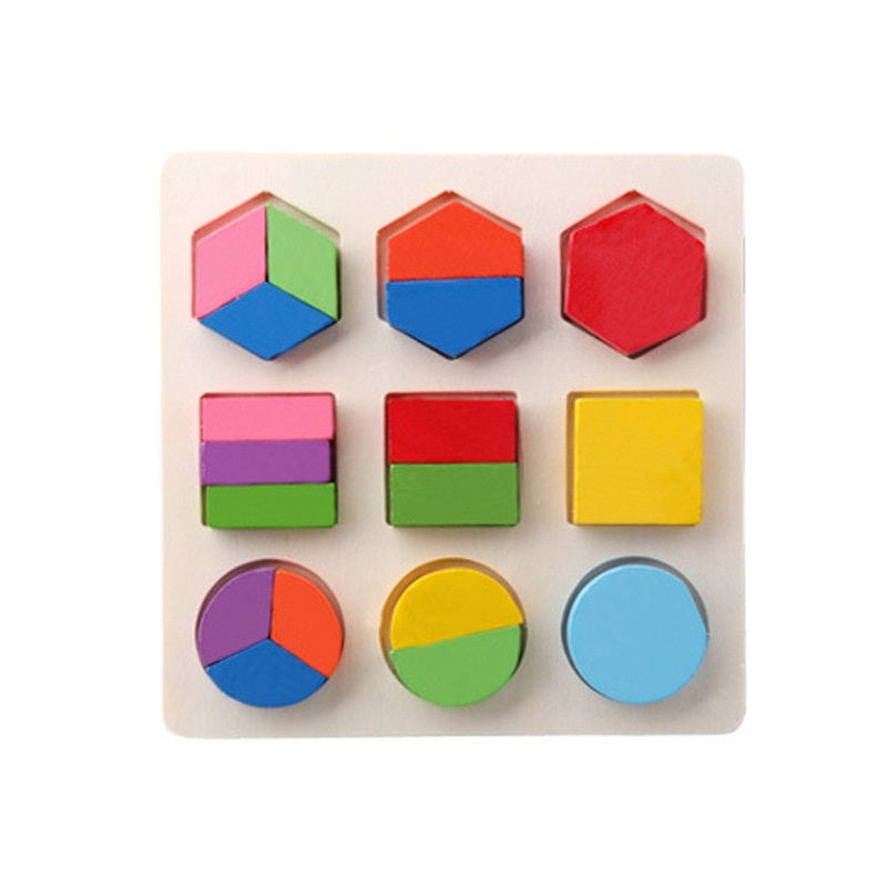 Montessori Shape Recognition Puzzle Board