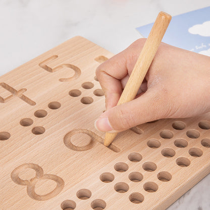 Montessori Digits Writing and Counting Board